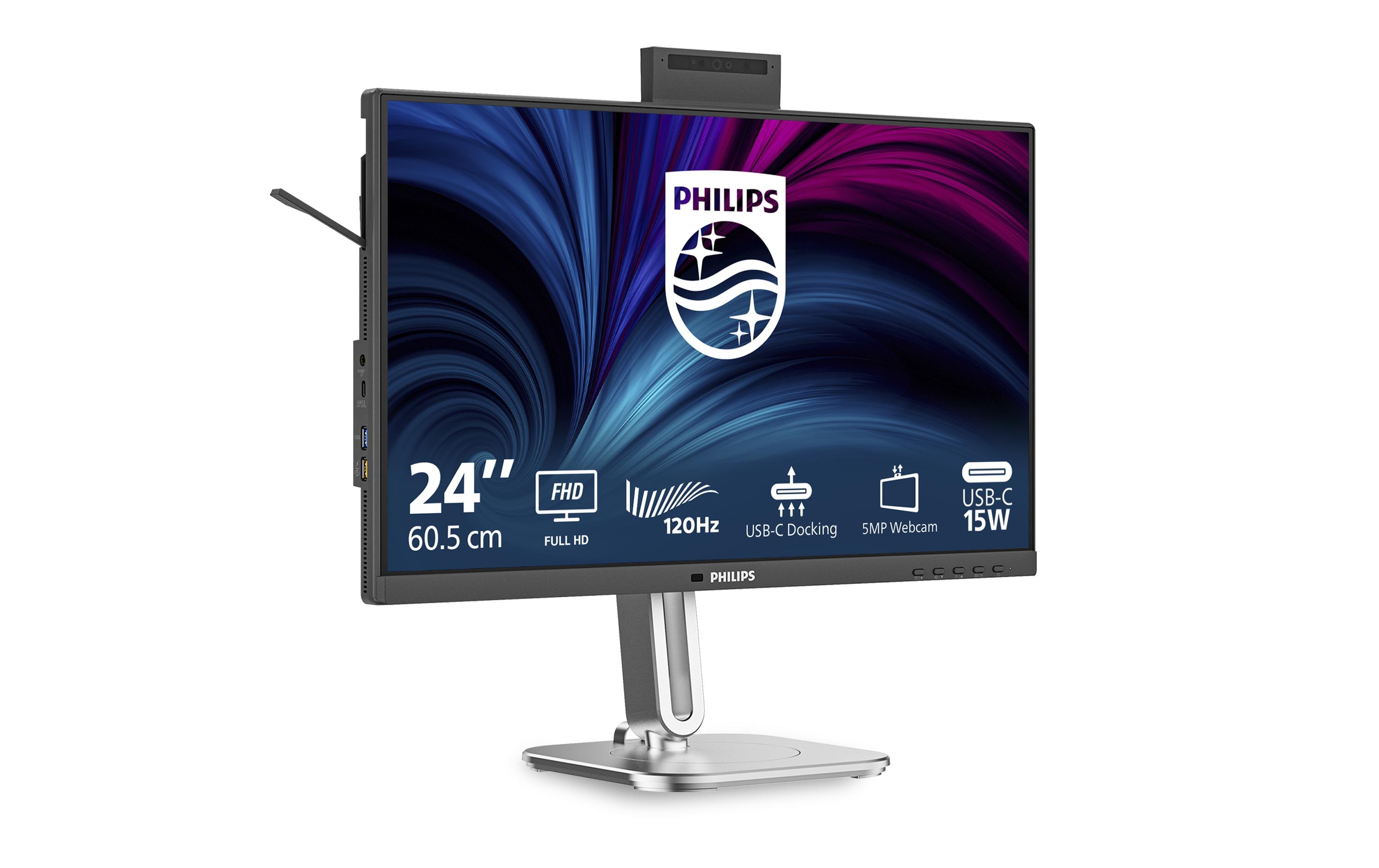 2164564_1 - Mediatech Philips 24 24B2U4301H/00, 1920x1200, 100Hz HV, HDMI, DP, USB Hub, RJ45, PD90W, WebCam
