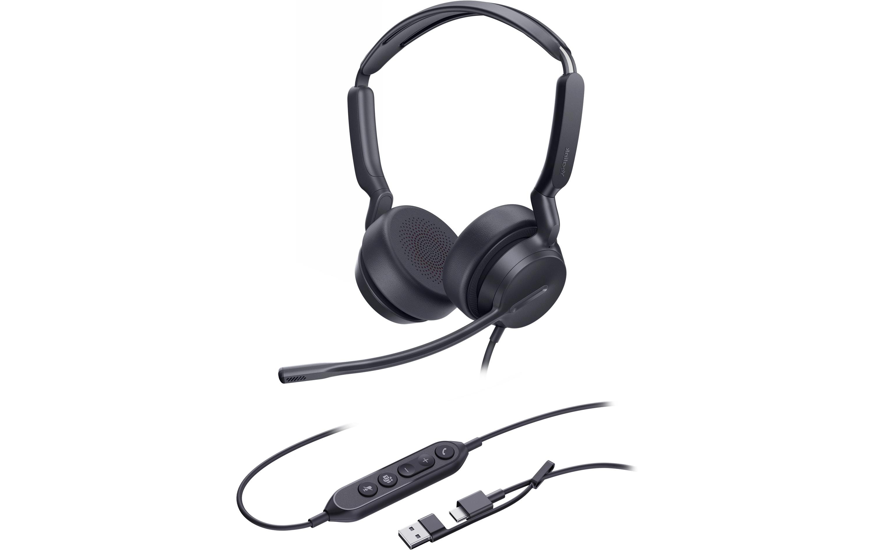 2165400 - Mediatech Yealink Headset UH42 SE Dual USB-C/A USB Wired Headset kaufen Schweiz | Mediatech.ch
