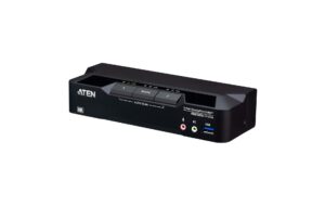 Aten CS1922A: DP KVM Switch, 2 Port bis 7680 x 4320, USB, Klinke kaufen Schweiz | Mediatech.ch