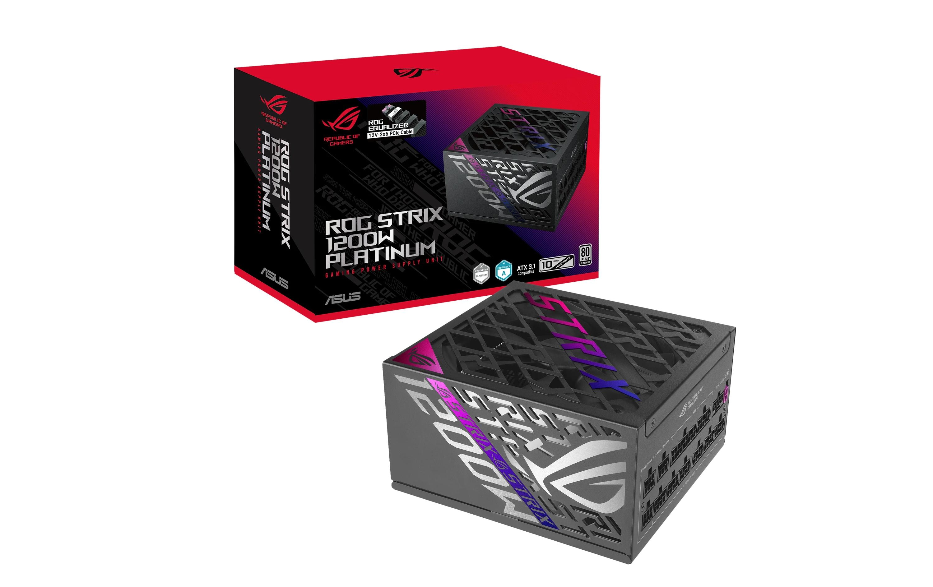 Asus ROG STRIX 1200P GAMING Equalizer 80+ Platinum, PCIE 5.1, ROG Equalizer kaufen Schweiz | Mediatech.ch