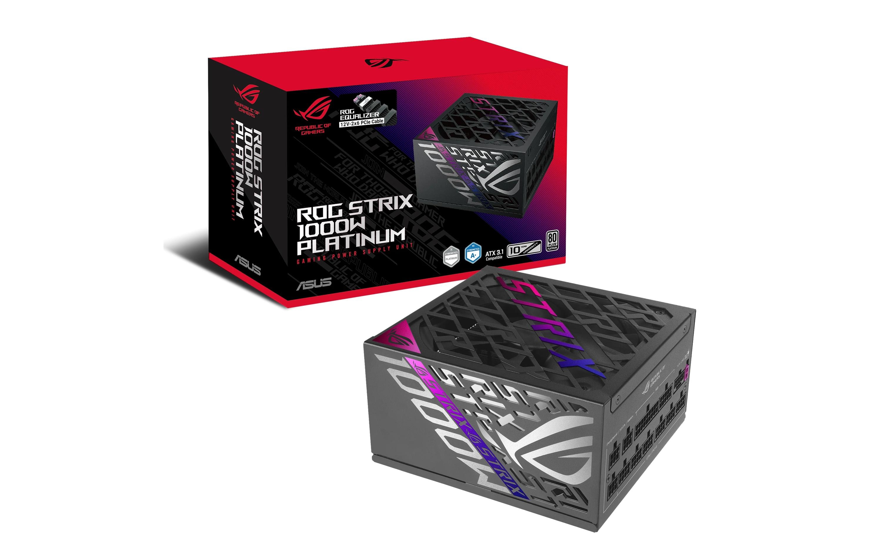 Asus ROG STRIX 1000P GAMING Equalizer 80+ Platinum, PCIE 5.1, ROG Equalizer kaufen Schweiz | Mediatech.ch