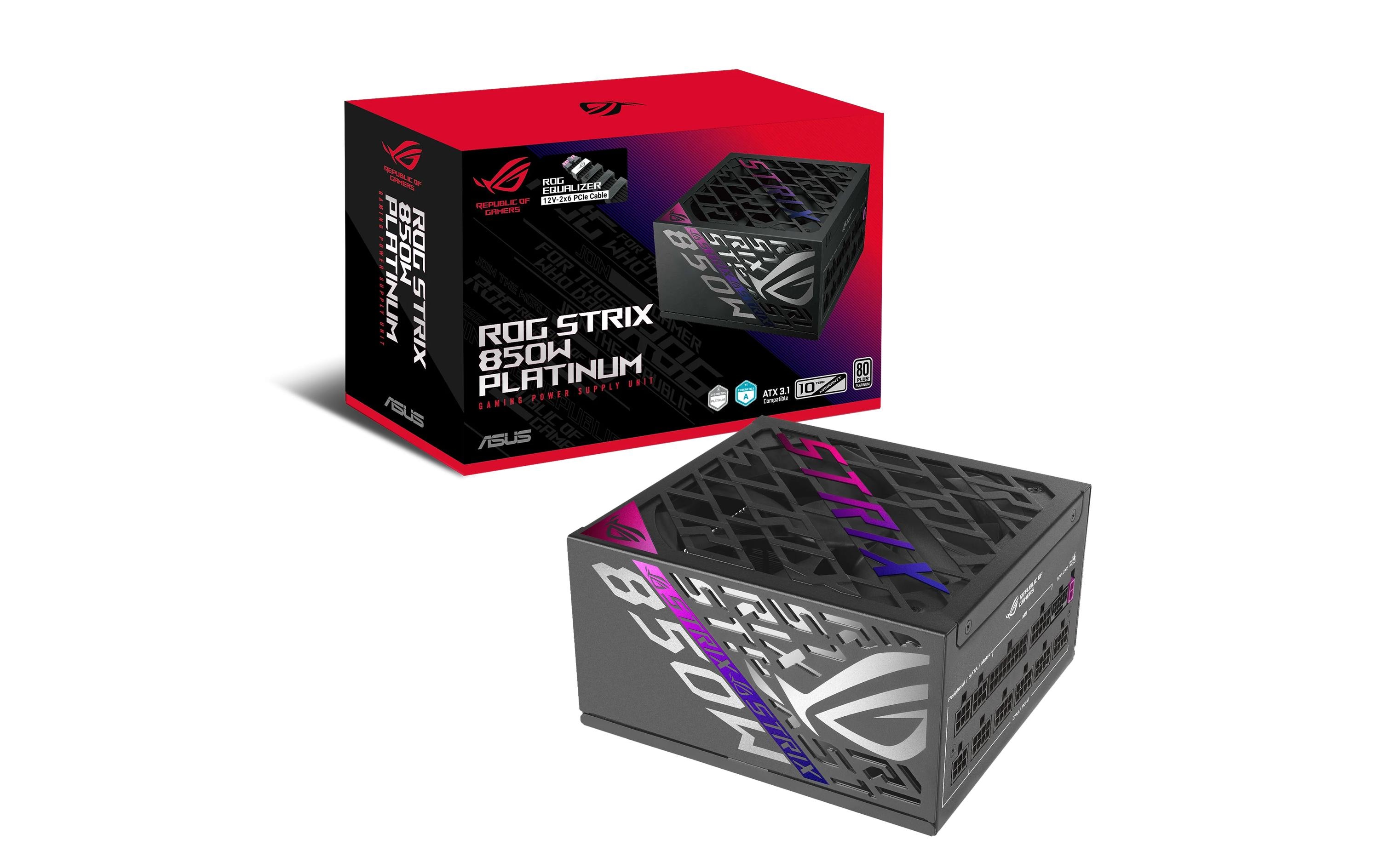 Asus ROG STRIX 850P GAMING Equalizer 80+ Platinum, PCIE 5.1, ROG Equalizer kaufen Schweiz | Mediatech.ch