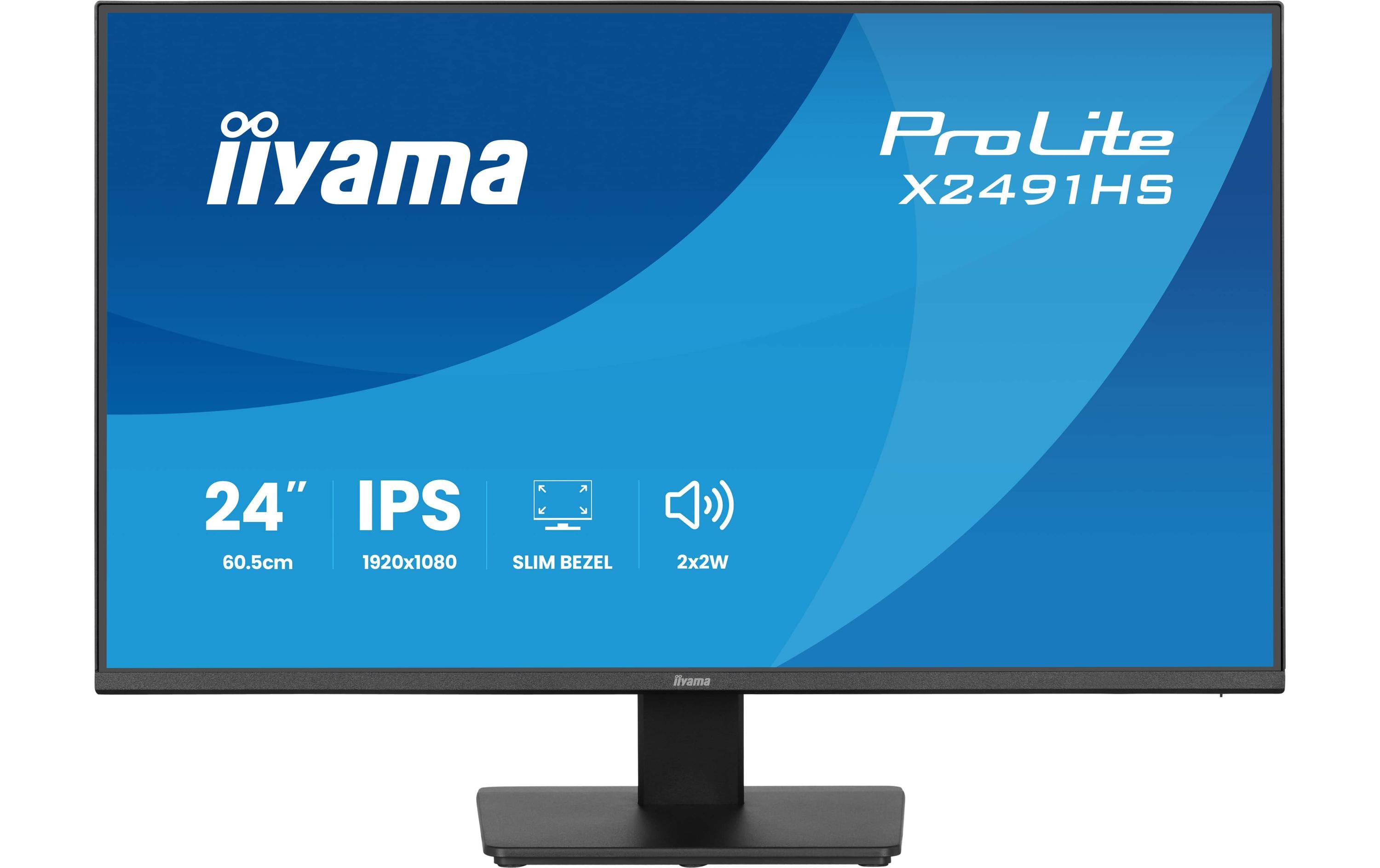 2168381 - Mediatech IIYAMA 24 X2491HS-B1 IPS-panel, 1920x1080@120Hz, HDMI kaufen Schweiz | Mediatech.ch