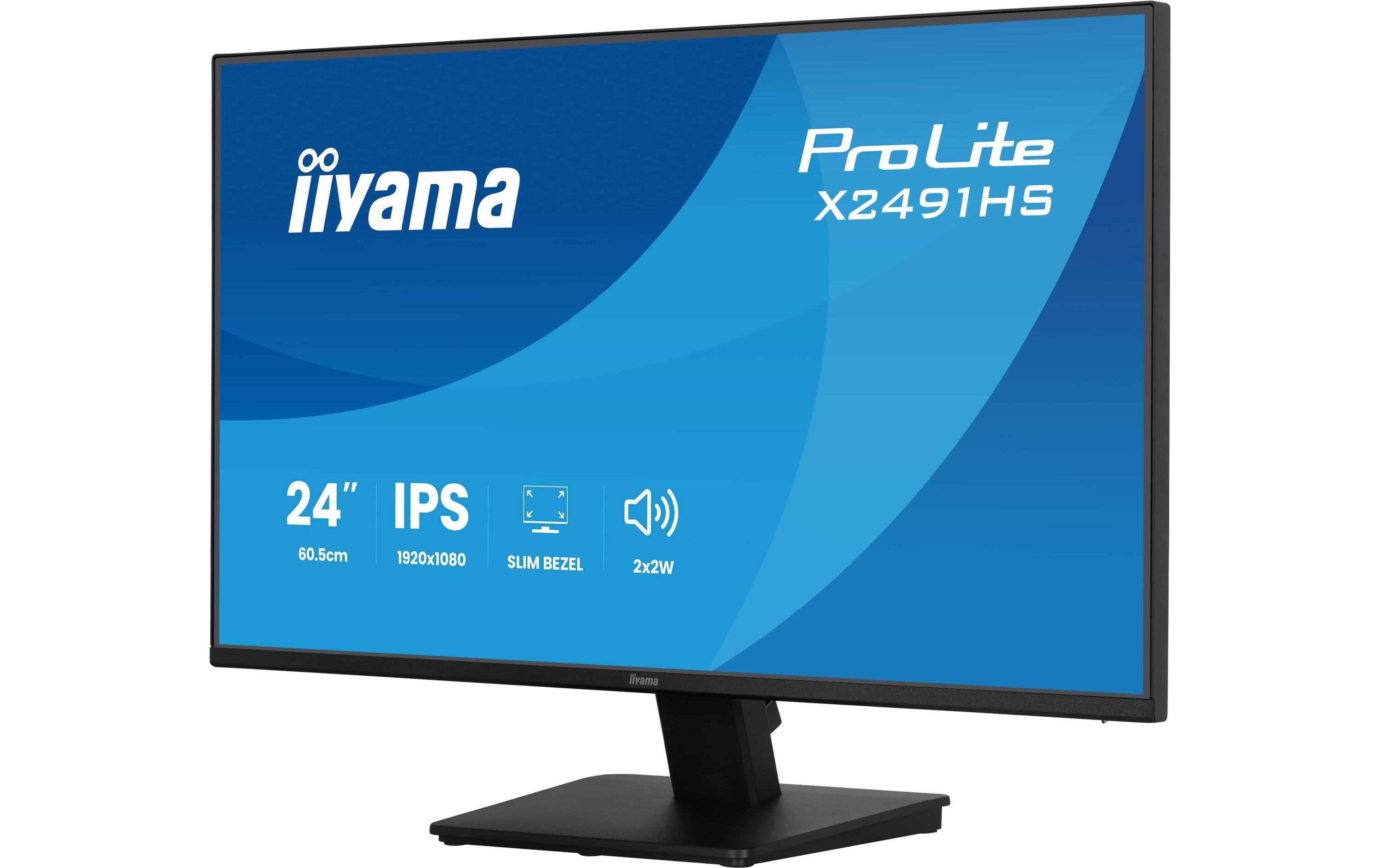 2168381_1 - Mediatech IIYAMA 24 X2491HS-B1 IPS-panel, 1920x1080@120Hz, HDMI