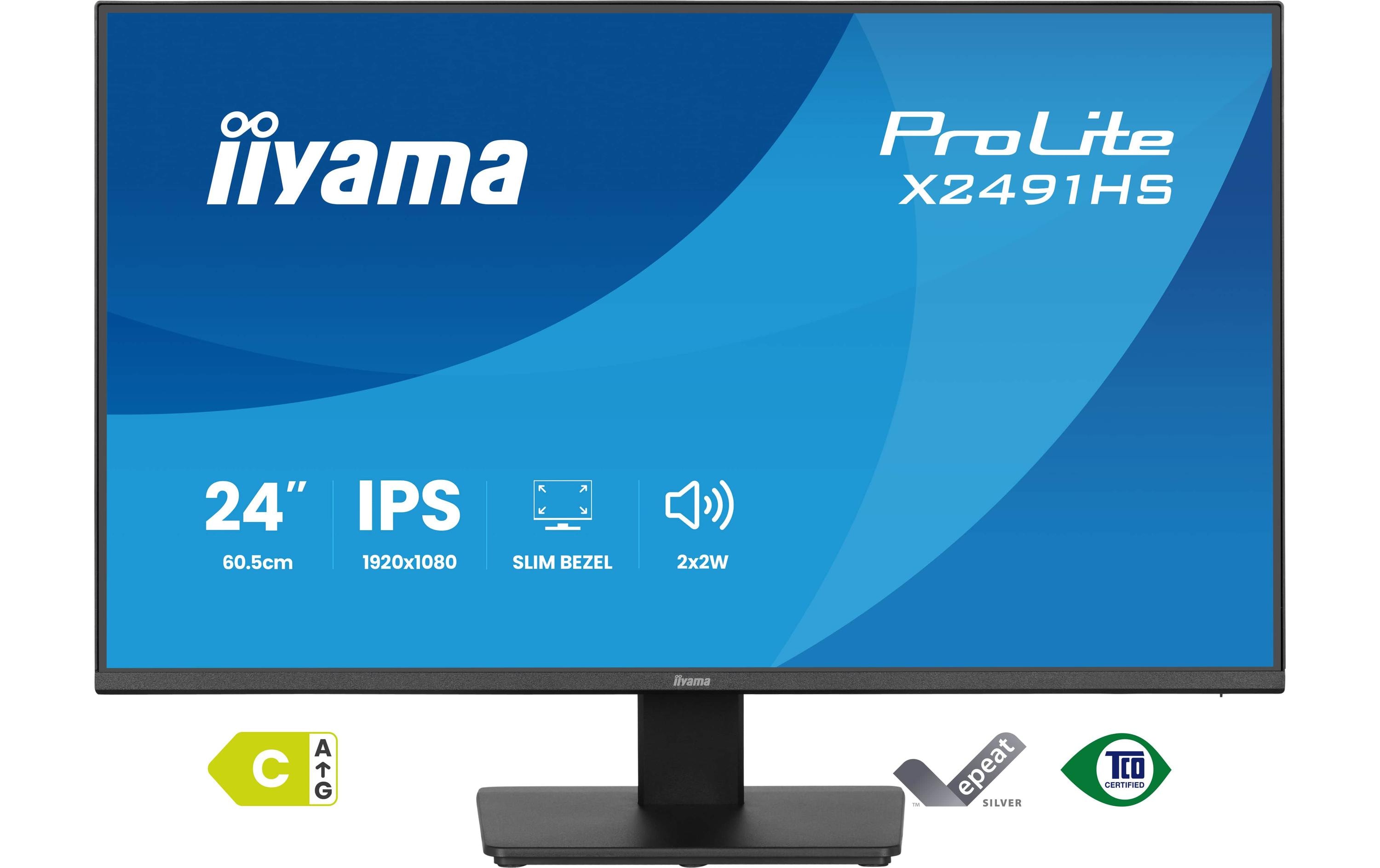 2168381_4 - Mediatech IIYAMA 24 X2491HS-B1 IPS-panel, 1920x1080@120Hz, HDMI