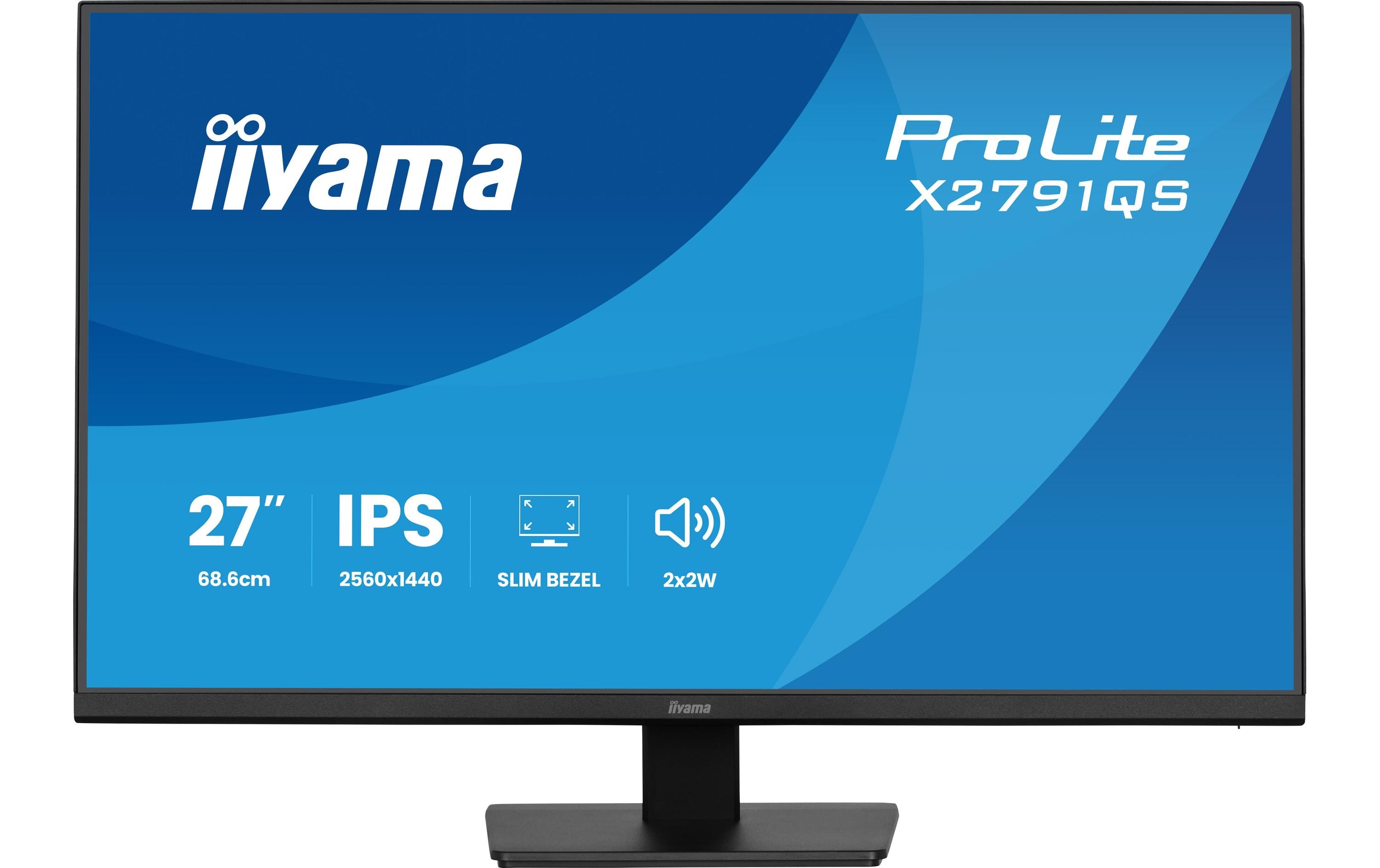 IIYAMA 27 X2791QS-B1 IPS-panel, 2560x1440, HDMI