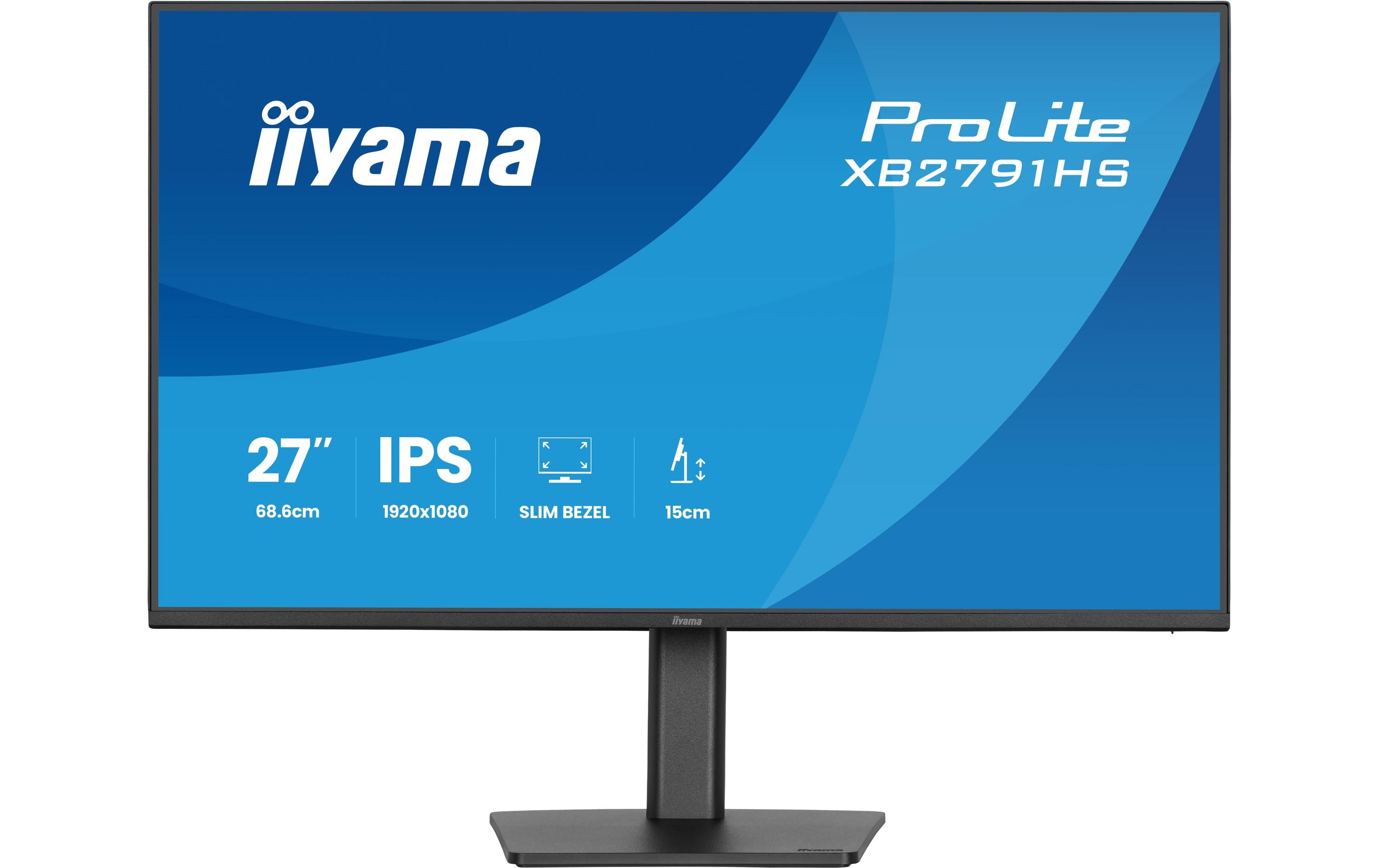 IIYAMA 27 XB2791HS-B1 IPS-panel, 1920x1080@120Hz, HDMI