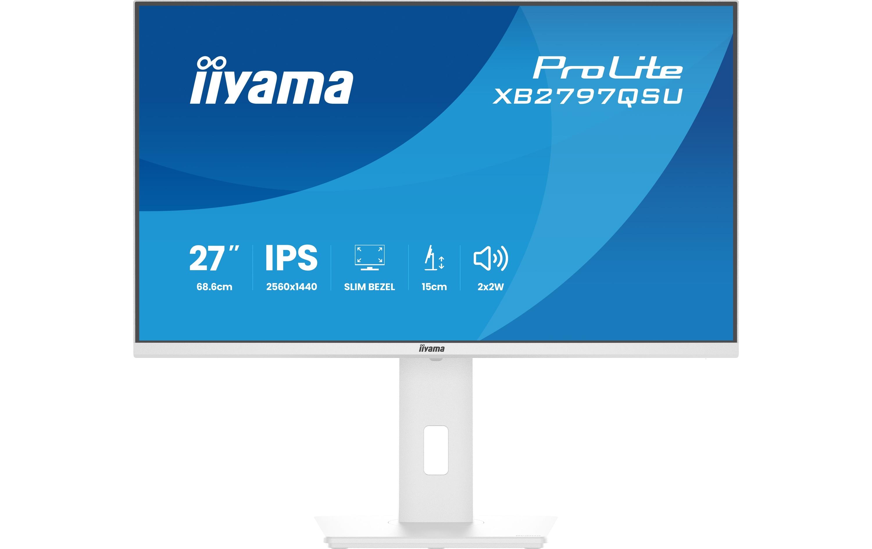 IIYAMA 27 XB2797QSU-W1 IPS-panel, 2560x1440, HDMI
