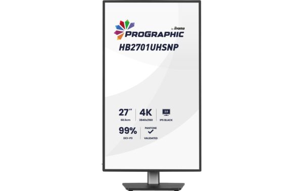 IIYAMA 27 HB2701UHSNP-B1 IPS-panel, 3840x2160, HDMI
