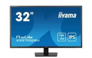 IIYAMA 32 X3270QSU-B1 IPS-panel, 2560x1440, HDMI