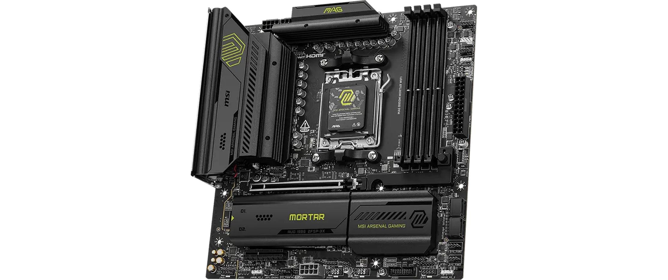 2170148 - Mediatech MSI B850M MORTAR WIFI MATX AM5 2x DDR5-5600+ 2x SATA 2x M.2 HDMI kaufen Schweiz | Mediatech.ch
