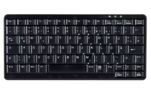 Active Key Kompakt Tastatur AK-4100 USB schwarz, US-Layout