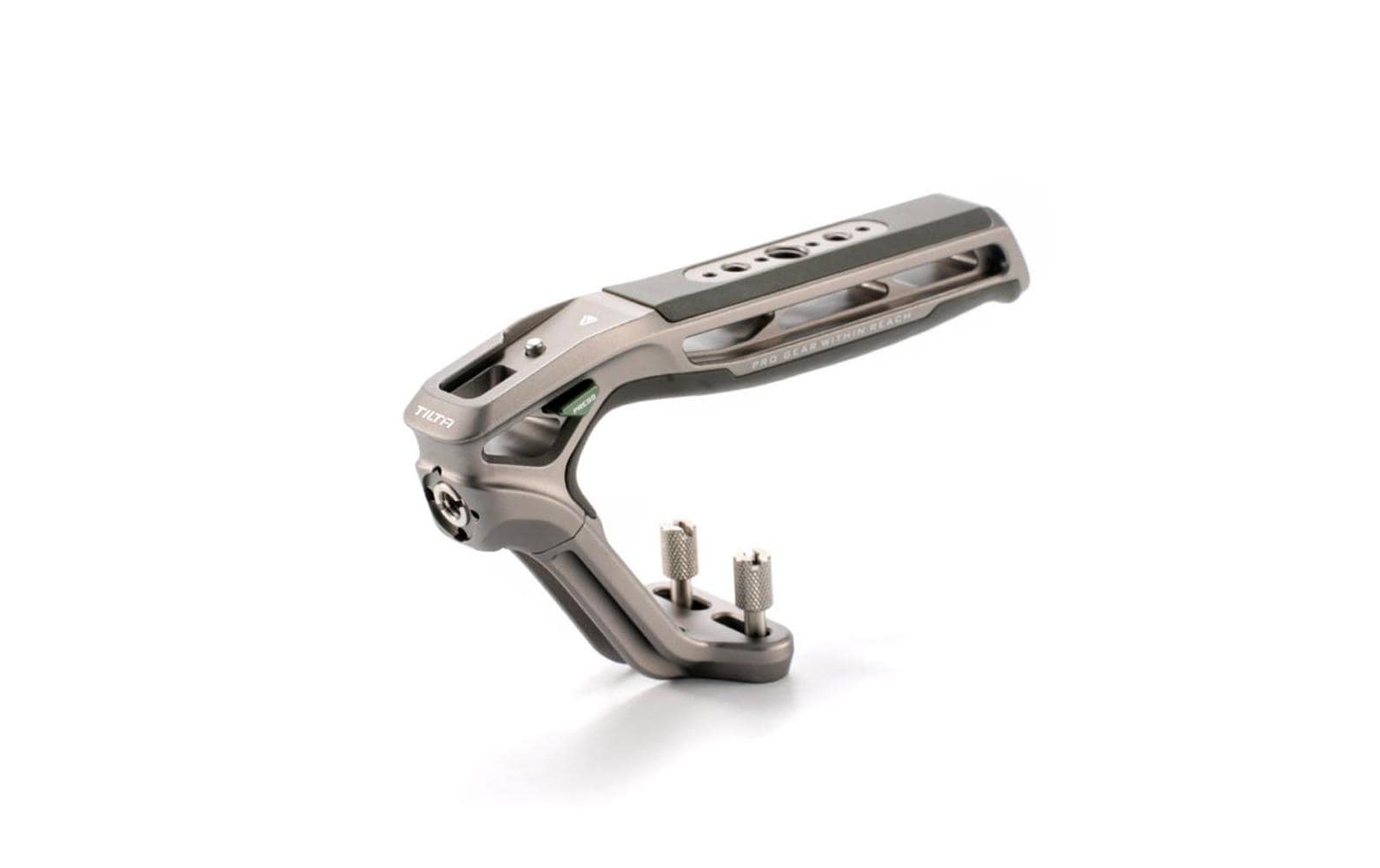 Tilta Xeno Top Handle zwei 1/4''-20 Schrauben, Titanium Grau