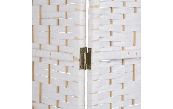 2173707_3 - Mediatech relaxdays Paravent Holz, 3-teilig, Weiss