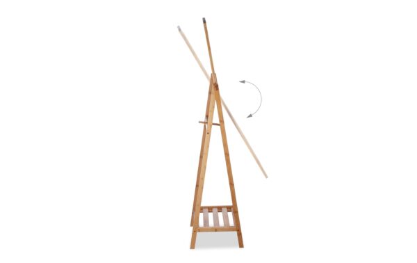 relaxdays Standspiegel Bambus