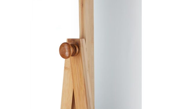 relaxdays Standspiegel Bambus