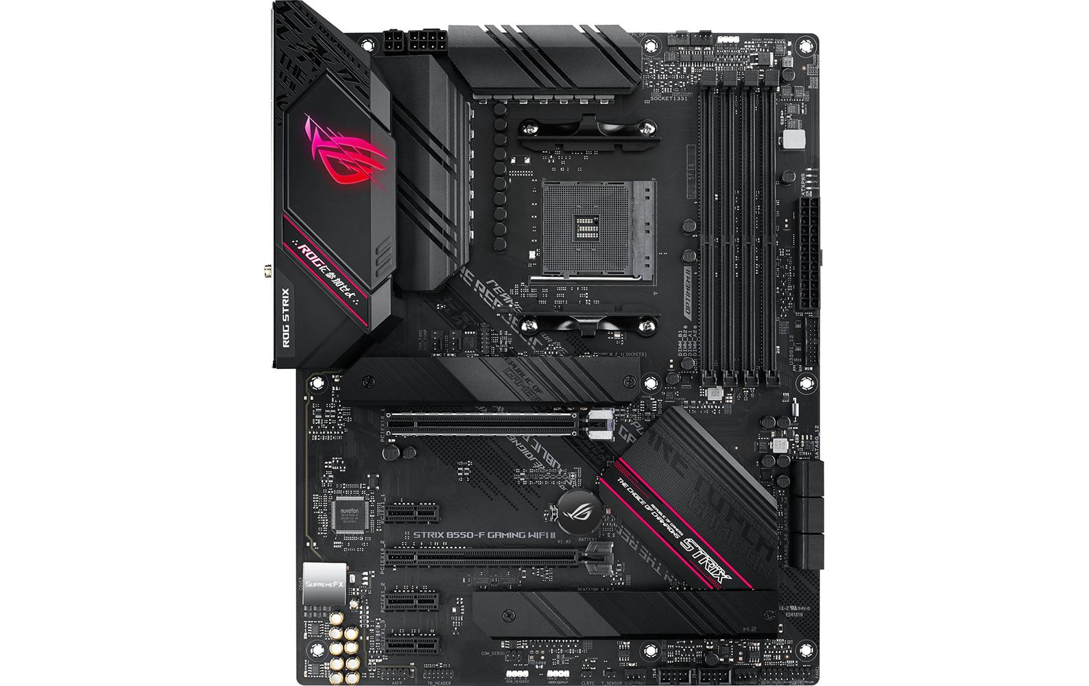 2175181 - Mediatech ASUS ROG STRIX B550-F GAMING WF2, ATX, AM4 AMD B550, 4x DDR4, PCIe 4.0, WiFi 6E kaufen Schweiz | Mediatech.ch