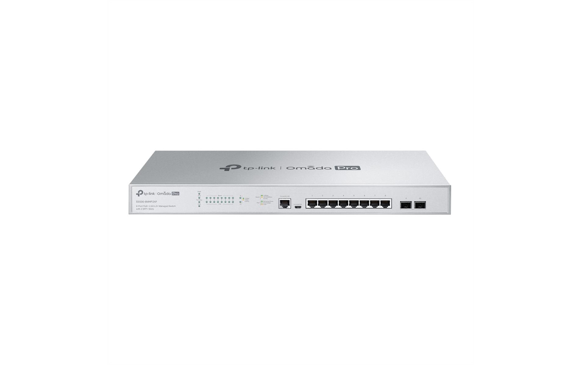 TP-Link S5500-8MHP2XF: 8 Port man.Switch 8x 2.5G PoE+ Ports kaufen Schweiz | Mediatech.ch