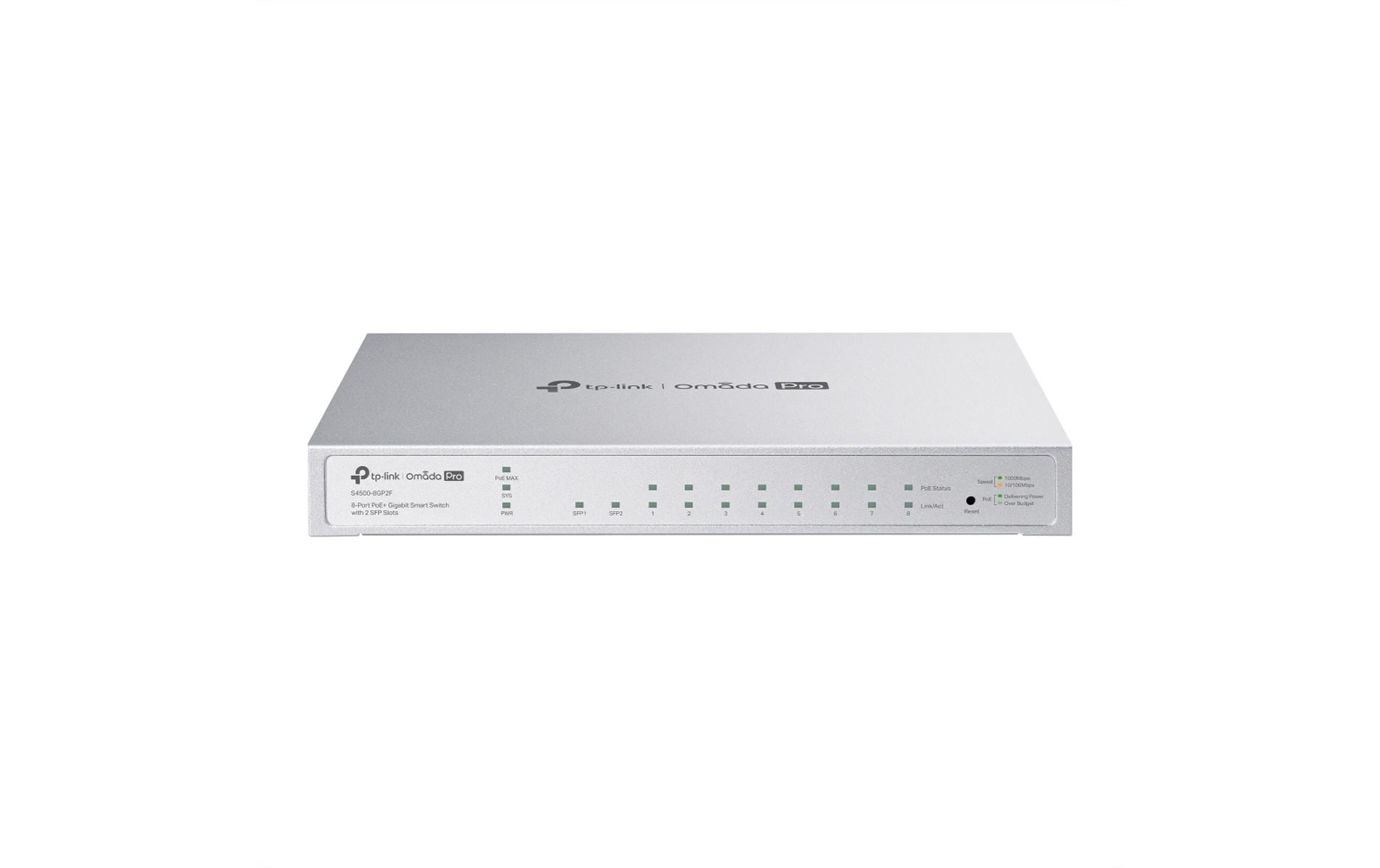 2175575 - Mediatech TP-Link S4500-8GP2F: 8 Port Smart Switch 8x Gigabit PoE Ports kaufen Schweiz | Mediatech.ch