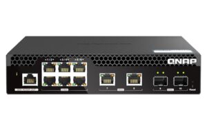 QNAP QSW-M2106R-2S2T, Web Managed Switch 6 x 2.5GbE RJ45, 2 x 10GbE RJ45, 2 x SFP+ kaufen Schweiz | Mediatech.ch