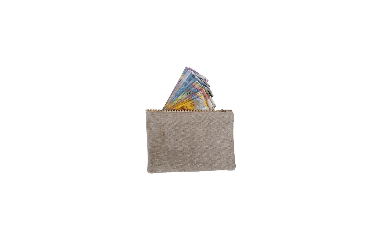 Rieffel Geldtransportbeutel Cashbag Flachszwilch, 18x26x10cm kaufen Schweiz | Mediatech.ch