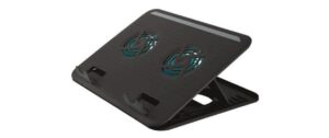 Trust Notebook Cooling Stand Cyclone 8 Stufen, 2 Lüfter, bis 16, Gummifüsse