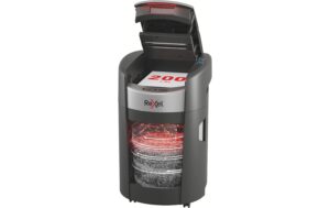 Rexel ShredMax Autofeed 200X P-4, 200 Blatt, schwarz kaufen Schweiz | Mediatech.ch