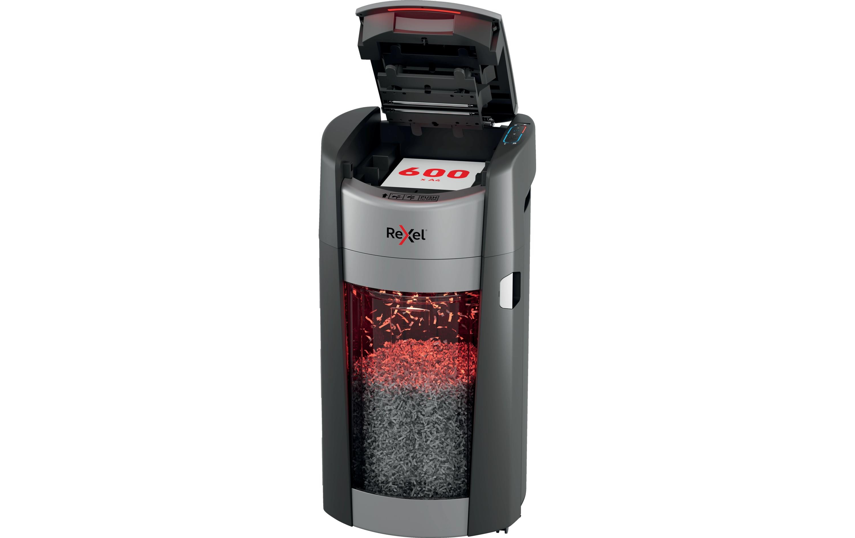 Rexel Leitz IQ OptiMax Autofeed 600X P-4, 600 Blatt, schwarz kaufen | Mediatech.ch