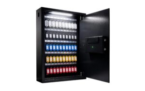 Pavo HS Schlüsselschrank 50 Schlüssel zur Wandbefestigung, magnetisch