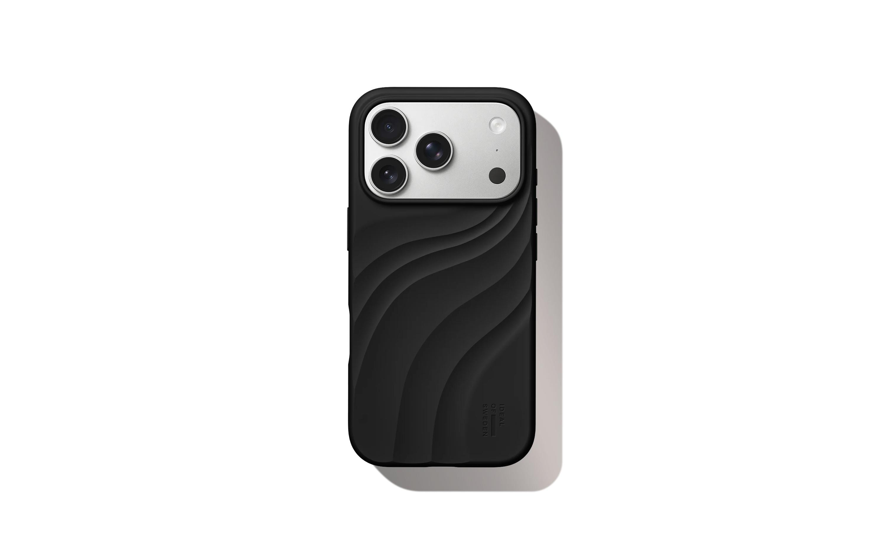 2184628 - Mediatech Ideal of Sweden IDOS Swirl Silicone Case MagSafe IP 18/17 Pro Max Velvet Black kaufen | Mediatech.ch