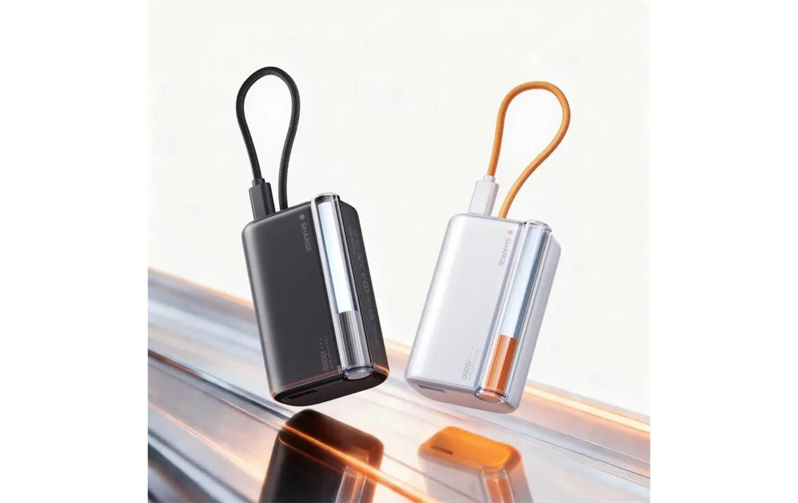2185761_6 - Mediatech Sharge Flow 3 10000 mAh, 45 W, integriertes USB-C Kabel
