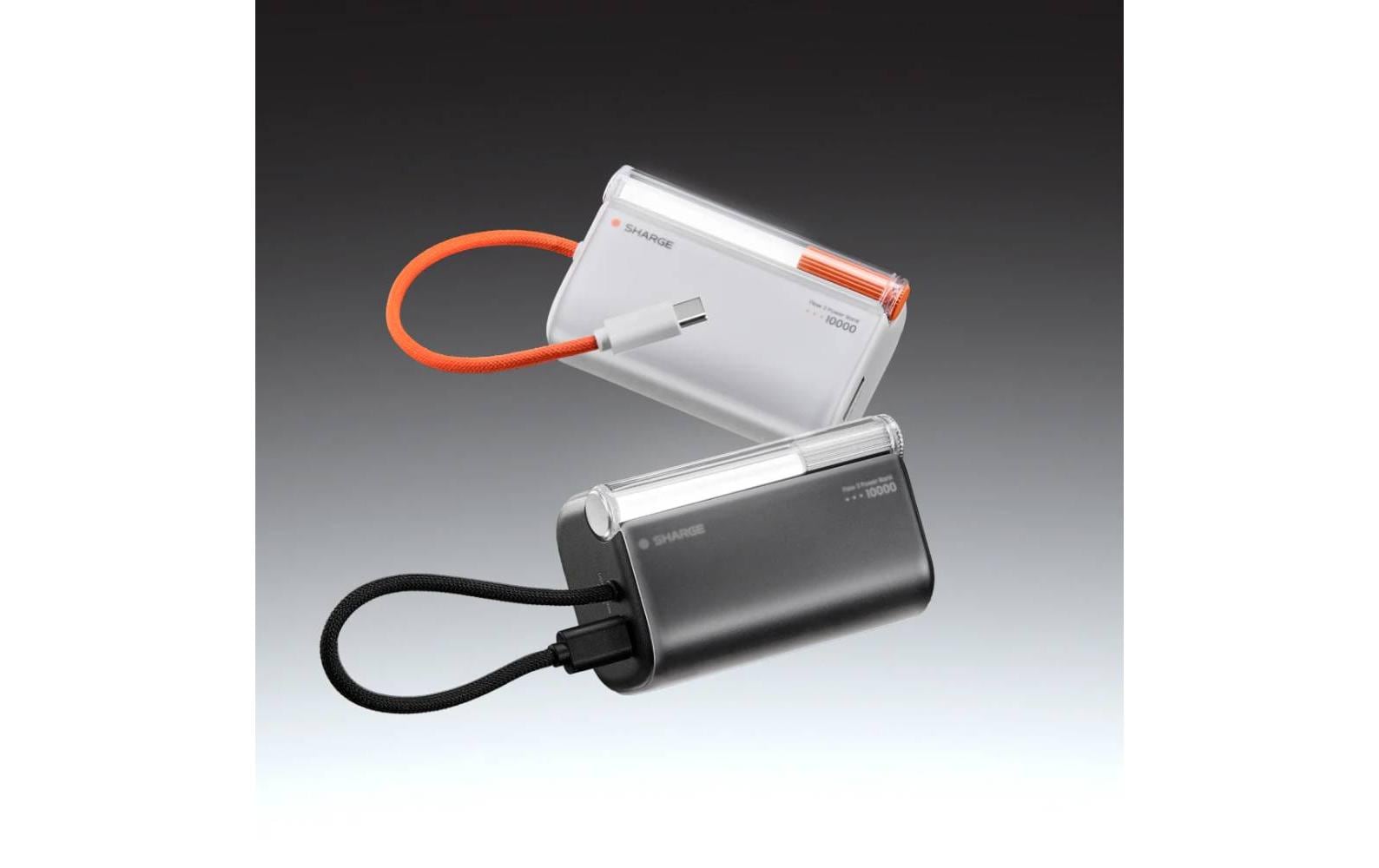 2185761_7 - Mediatech Sharge Flow 3 10000 mAh, 45 W, integriertes USB-C Kabel