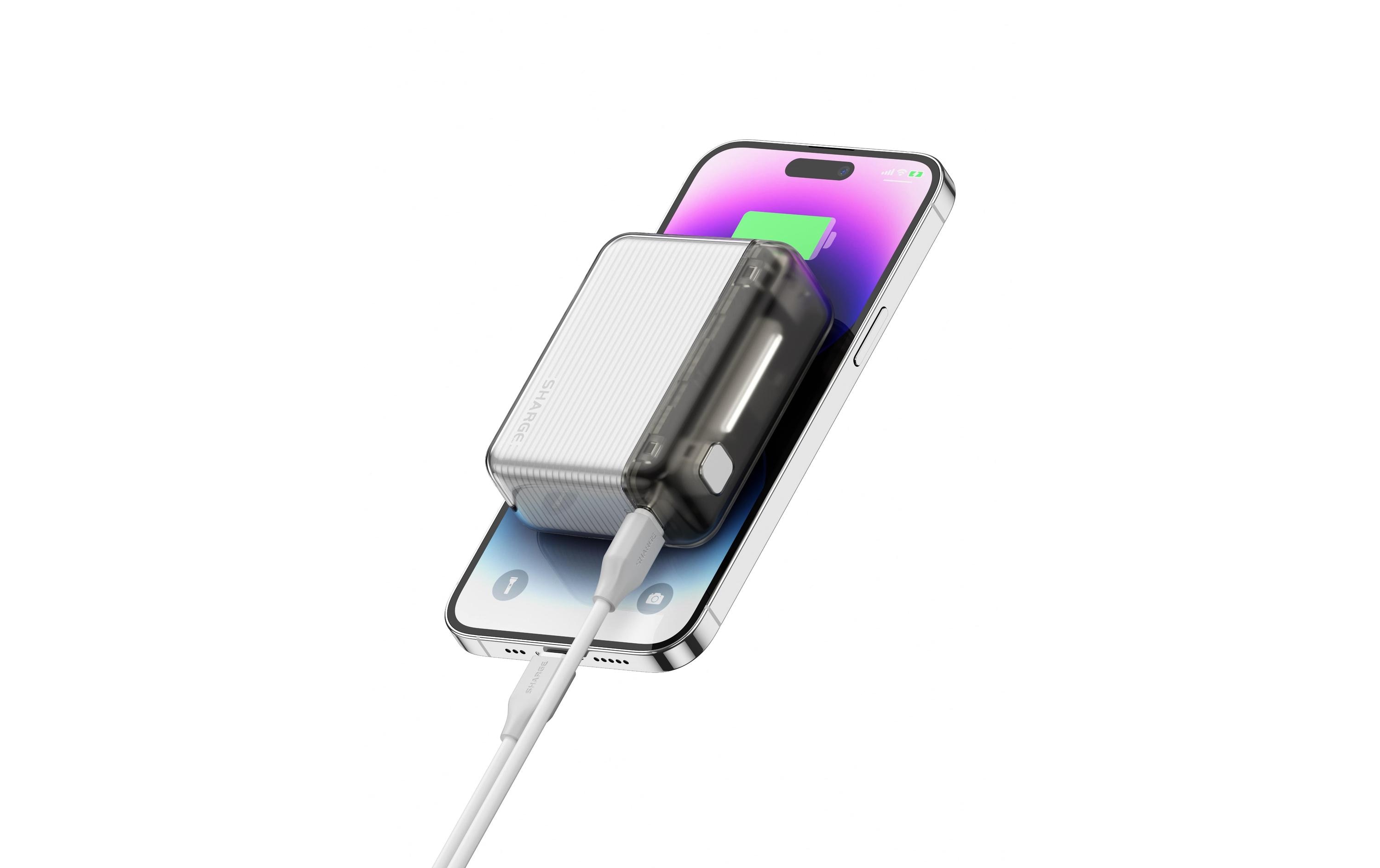 2185762_4 - Mediatech Sharge Flow PUR Violett 10000 mAh Kreditkartenformat