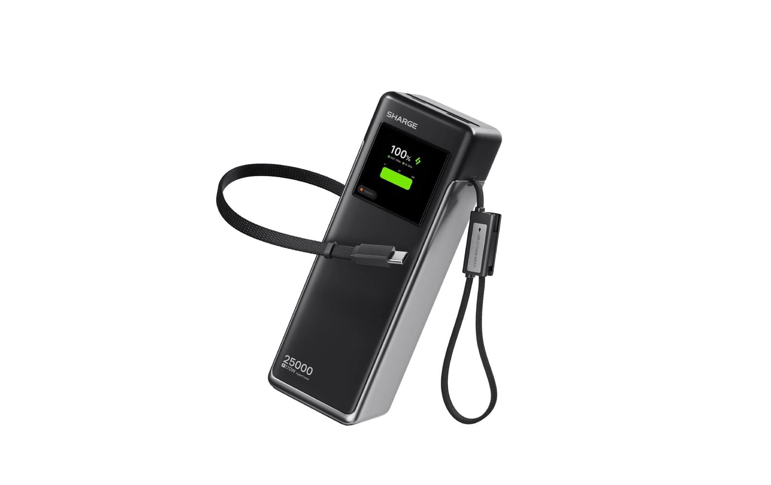 Sharge HyperTower 170 170W 25.000 mAh Smart-Display GRY kaufen Schweiz | Mediatech.ch