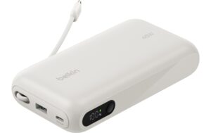 BELKIN BoostCharge 20K mAh 20000 mAh 45 W USB-A & -C Display Sand