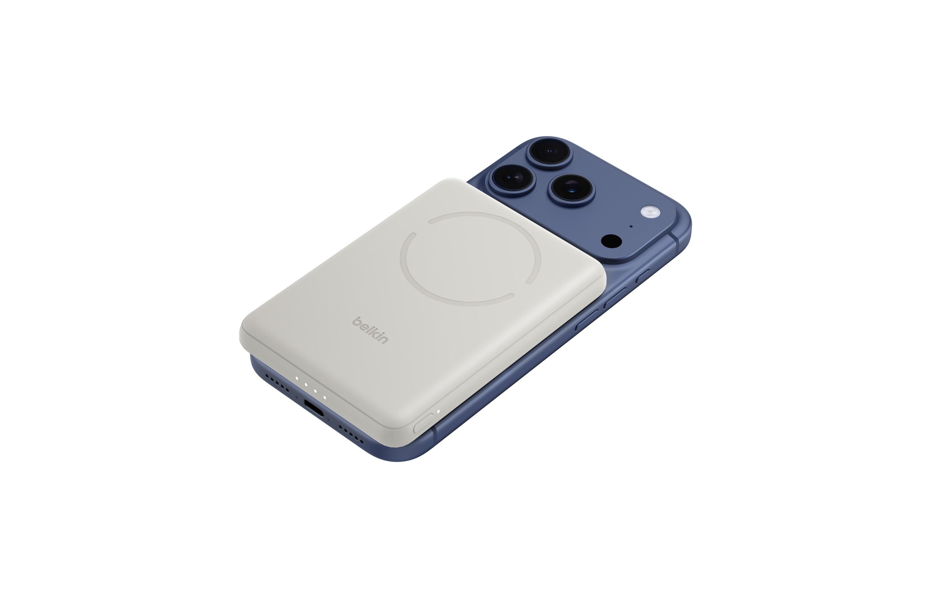 BELKIN BoostCharge Slim 5K Schlanke magnetische 5000 mAh Qi2 Sand kaufen Schweiz | Mediatech.ch