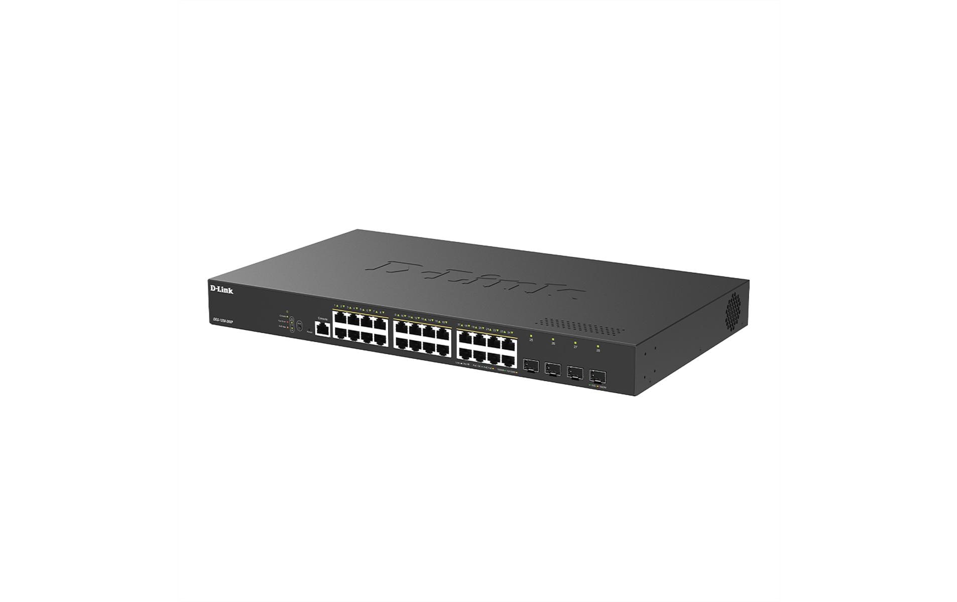 D-LINK Nuclias L2+ 24-Port, Gigabit, PoE/PoE+, 4-Port 10 GbE kaufen Schweiz | Mediatech.ch