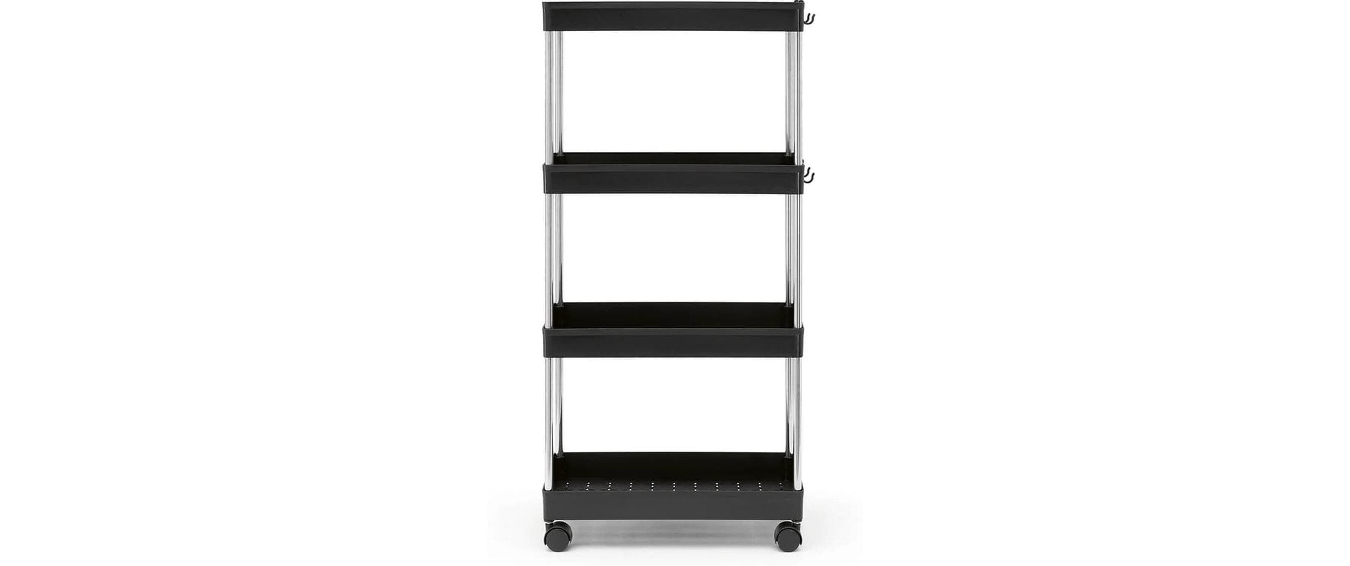 2188176_3 - Mediatech EASYmaxx Rollregal 85cm schwarz 4 Ebenen