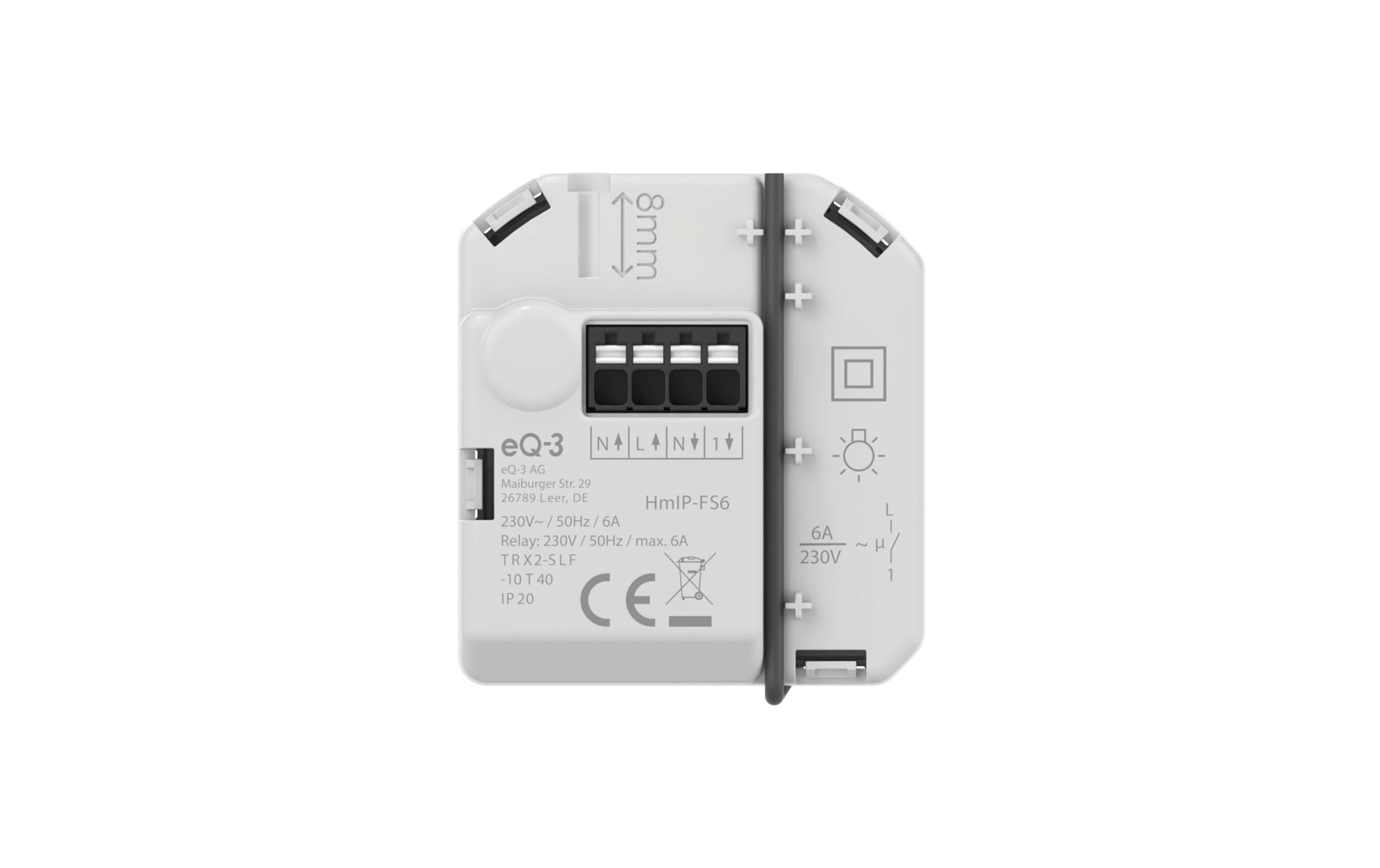 Homematic IP Schaltaktor (6 A) - Unterputz HmIP-FS6 kaufen Schweiz | Mediatech.ch