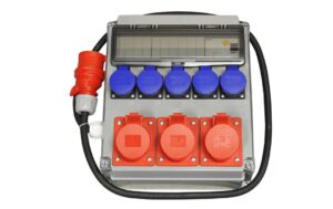 Spälti Mobilverteiler - 1xCEE32/5 2xCEE16/5, 1xT25, 4xT23 Anschlusskab 2m kaufen Schweiz | Mediatech.ch