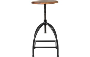 Broste Copenhagen BC Sire Hocker Schwarz Natural/Black, Mangoholz/Pulverb. Eisen kaufen | Mediatech.ch