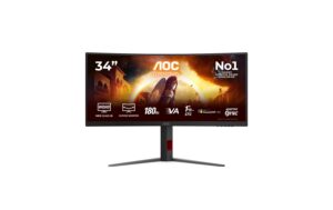 AOC Monitor 34 CU34G4CA 180 Hz, VA, HDMI, DP, HV, 90W PD