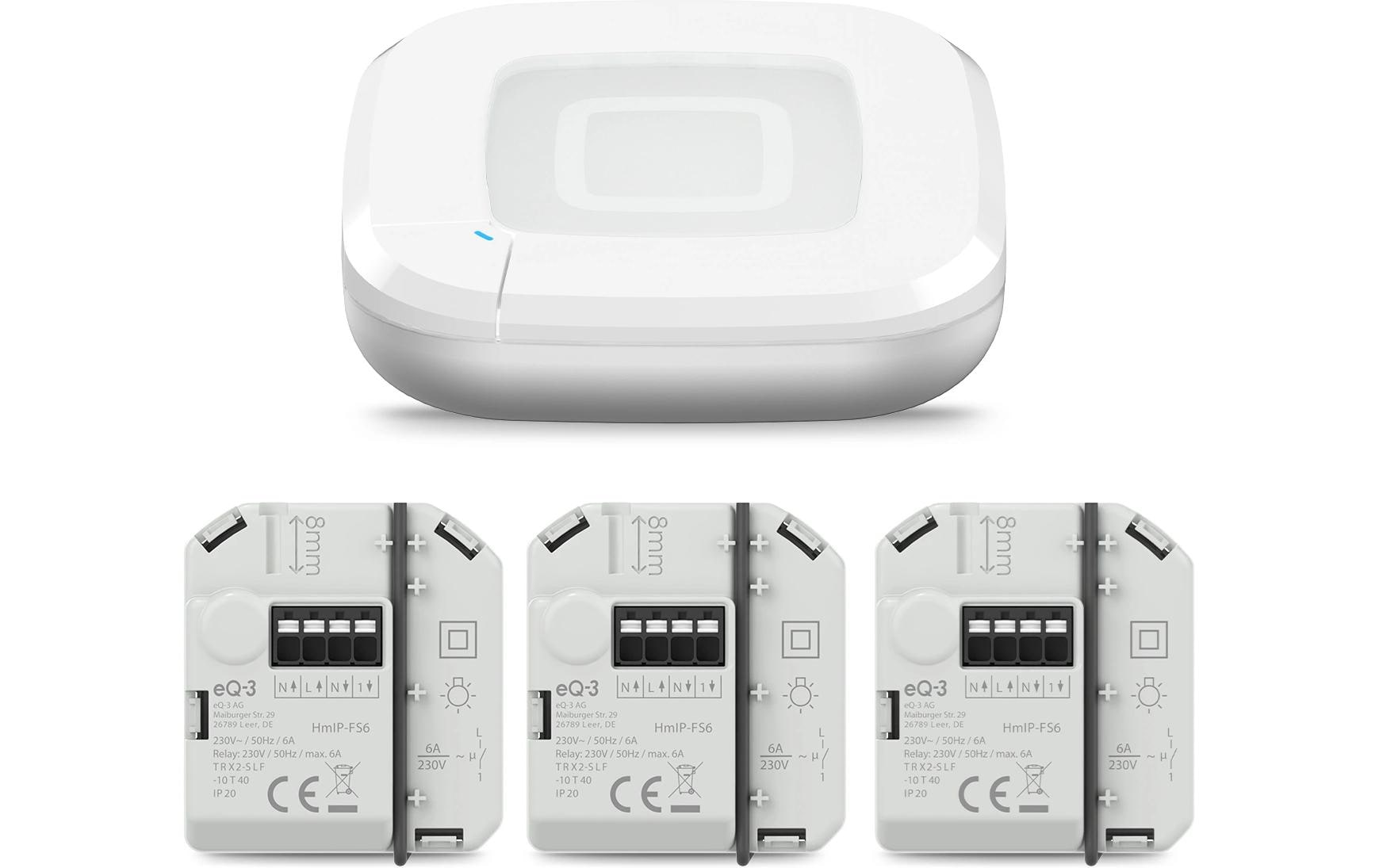 Homematic IP Access Point + Schaltaktor Kit 1x Access Point 2 3x Schaltaktor kaufen Schweiz | Mediatech.ch