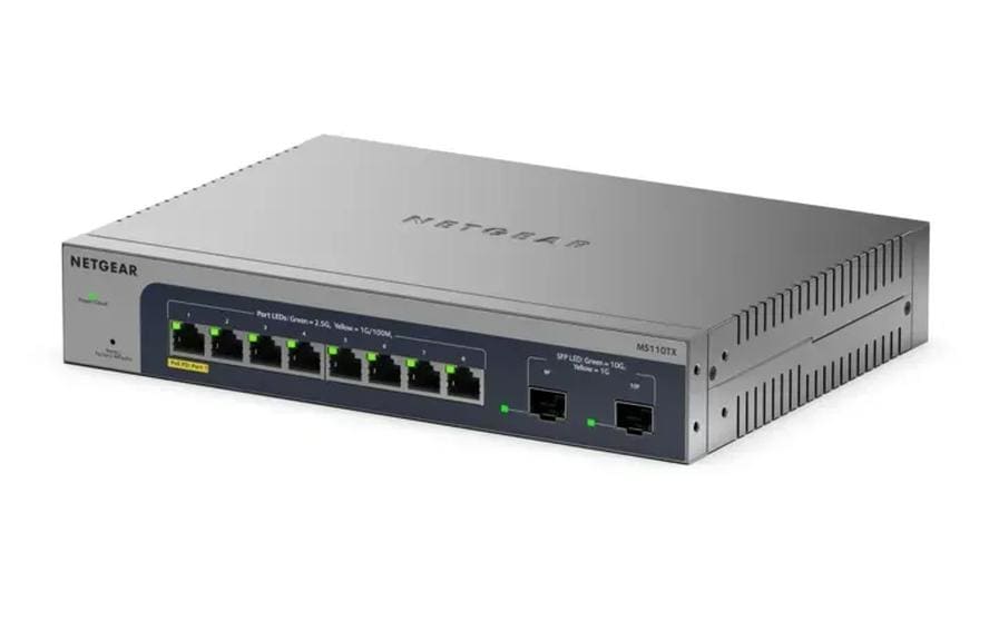 Netgear MS110TX: 8 Port Switch 8-Port Multi-Gigabit kaufen Schweiz | Mediatech.ch