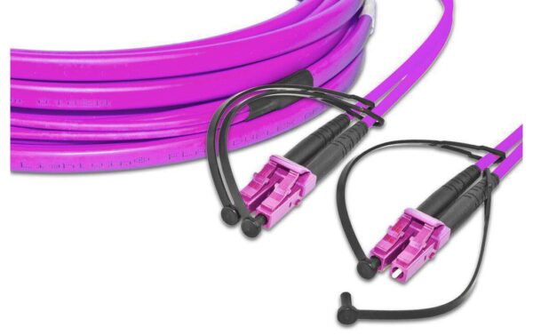 Lightwin LWL Duplex Patchkabel, 10Gbps, OM4 Multimode 50/125µm, LC-LC, 5m, Figur-0