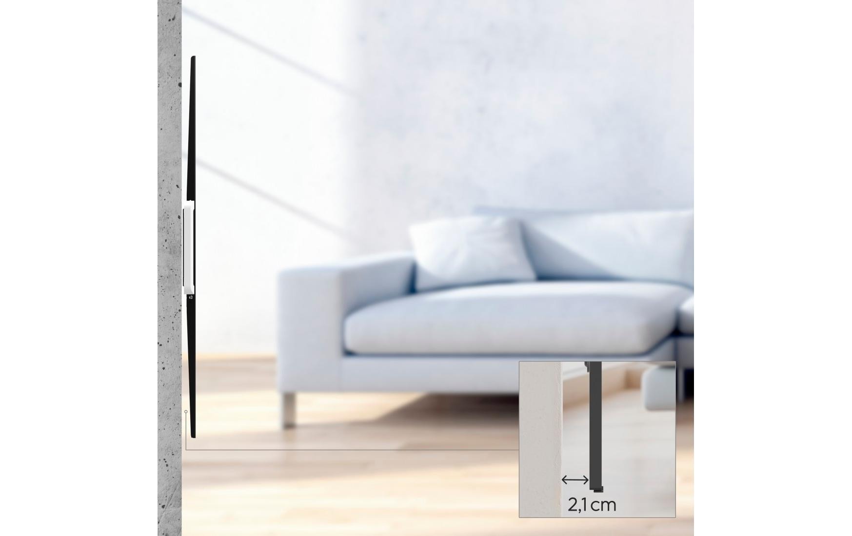 2193893_4 - Mediatech TV-Wandhalterung, 254 cm (100) bis 75 kg starr, Wandabstand 2,1 cm