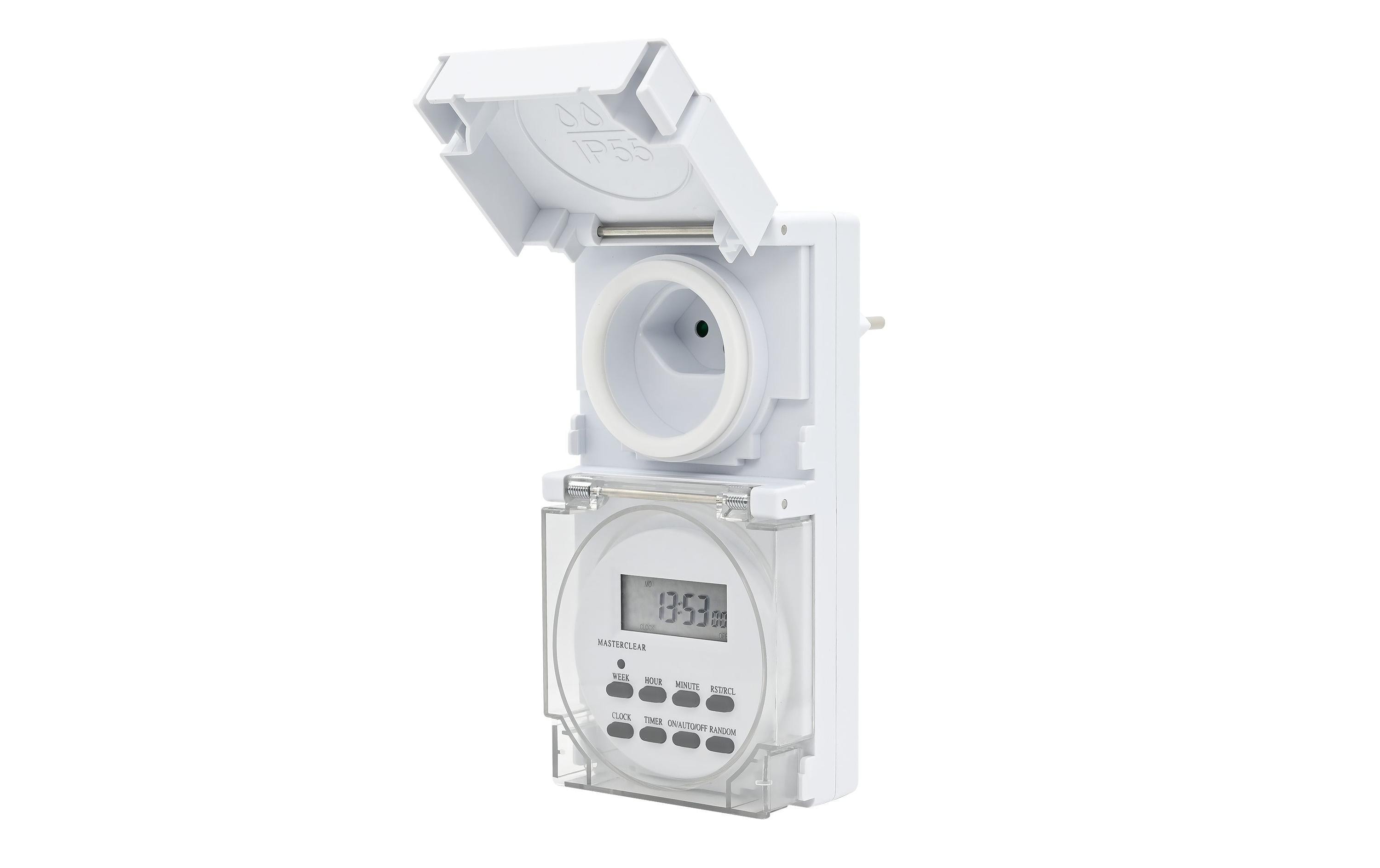 Schönenberger IP55 Zeitschaltuhr digital T13, 10x on/off in 1 min Schritten, outdoor kaufen Schweiz | Mediatech.ch