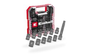Einhell KFZ-Impact-Stecknuss-Set L-CASE, 12-tlg.