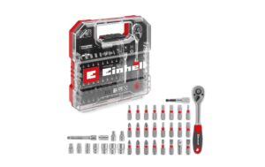 Einhell Bit- und Ratschen-Set L-CASE, 37-tlg.