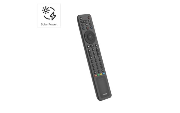 Universal-Fernbedienung TV, IR, Solar für 8 Geräte, lernfähig, App-Tasten